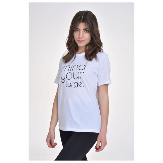 Target Γυναικεία κοντομάνικη μπλούζα T-Shirt Single Jersey "Mind"